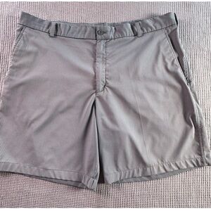 Men's Gray Pinstripe Shorts